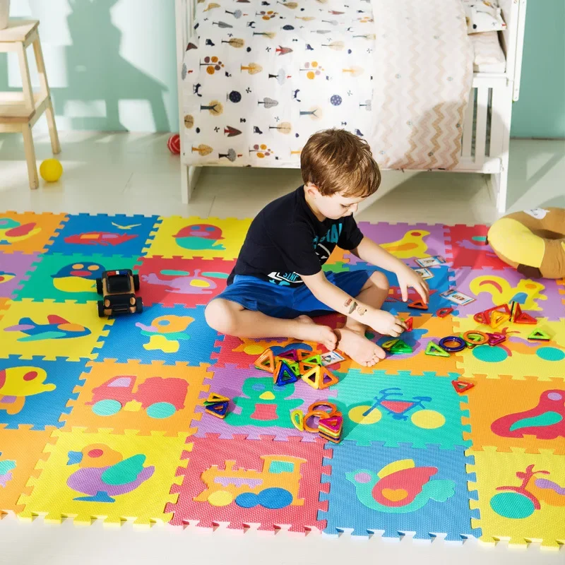 Number Puzzle Foam - Tapete de Atividades para Bebês em
