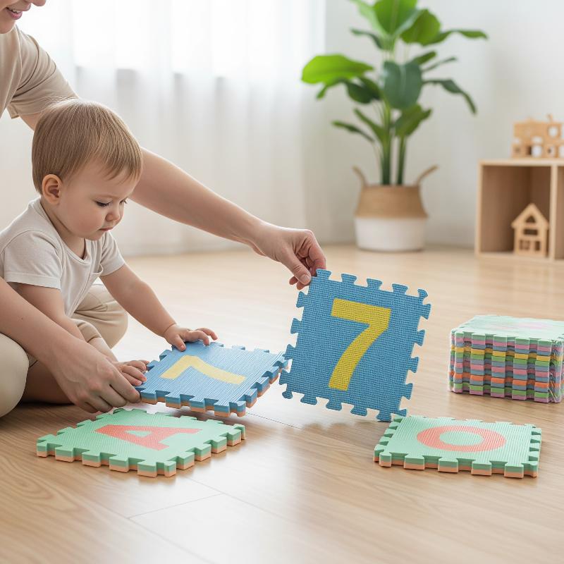 Number Puzzle Foam - Tapete de Atividades em Espuma PE