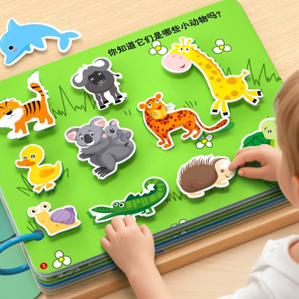Kids Early Education Books - Durável 10 páginas livro de rasgo