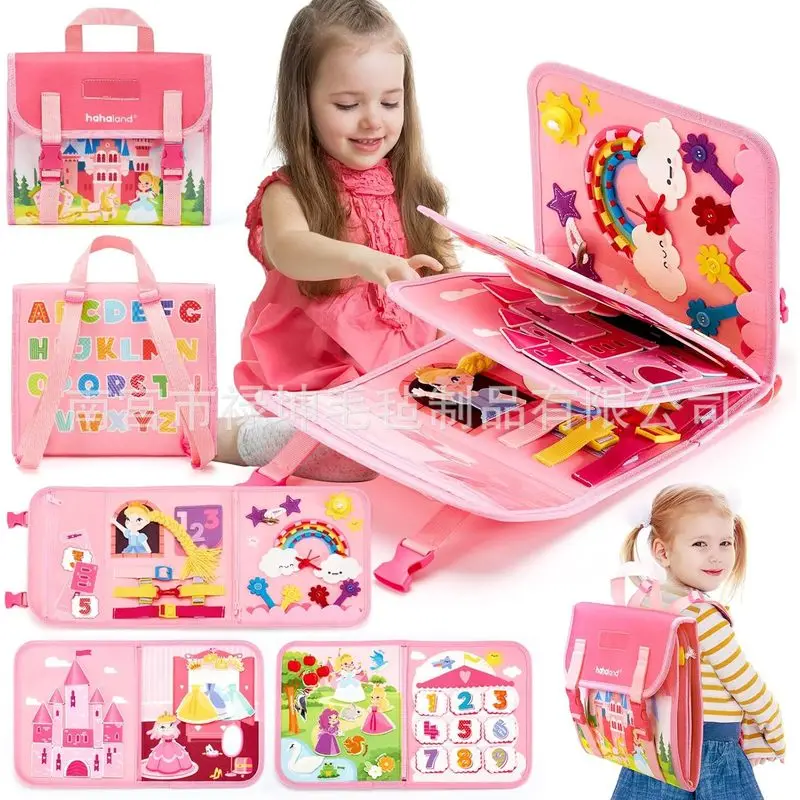 Kids Early Education - Princess Montessori Felt Busy Board: Livro