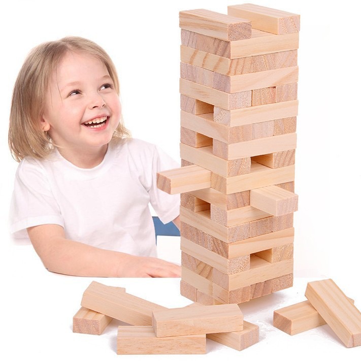 Blocos de madeira natural empi - Kids Education Login avaliação e preço