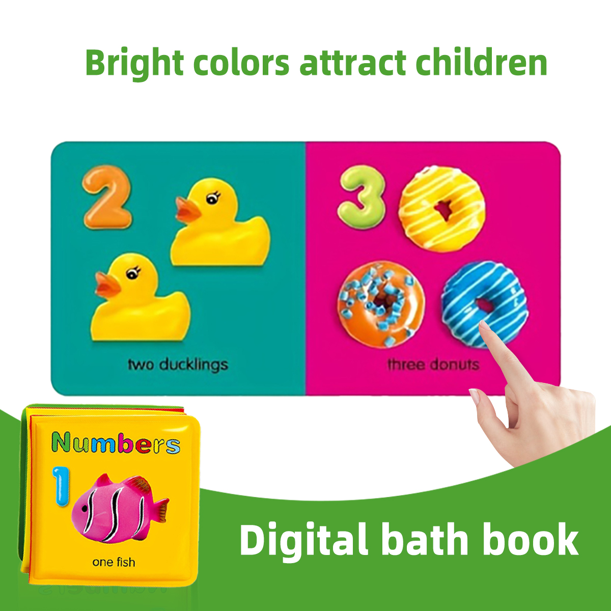 Conjunto de 5 livros de banho  - Number Puzzle Foam avaliação e preço