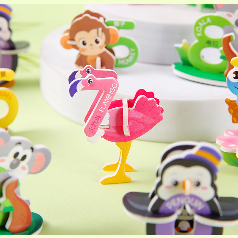 20 pçs dos desenhos animados a - Number Puzzle Foam avaliação e preço
