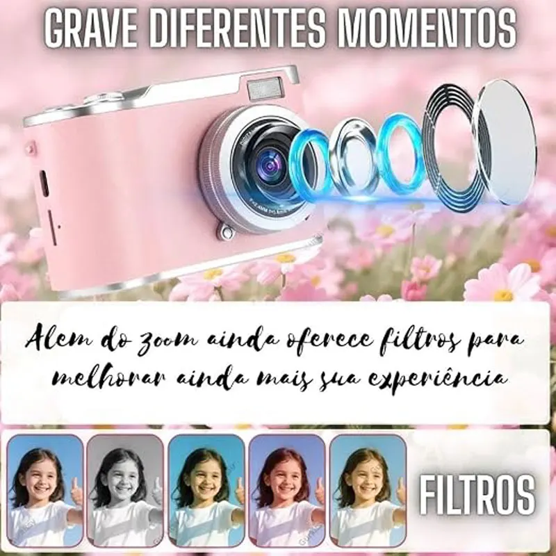 Câmera Digital com Zoom Digita - Japanese Kids Education avaliação e preço