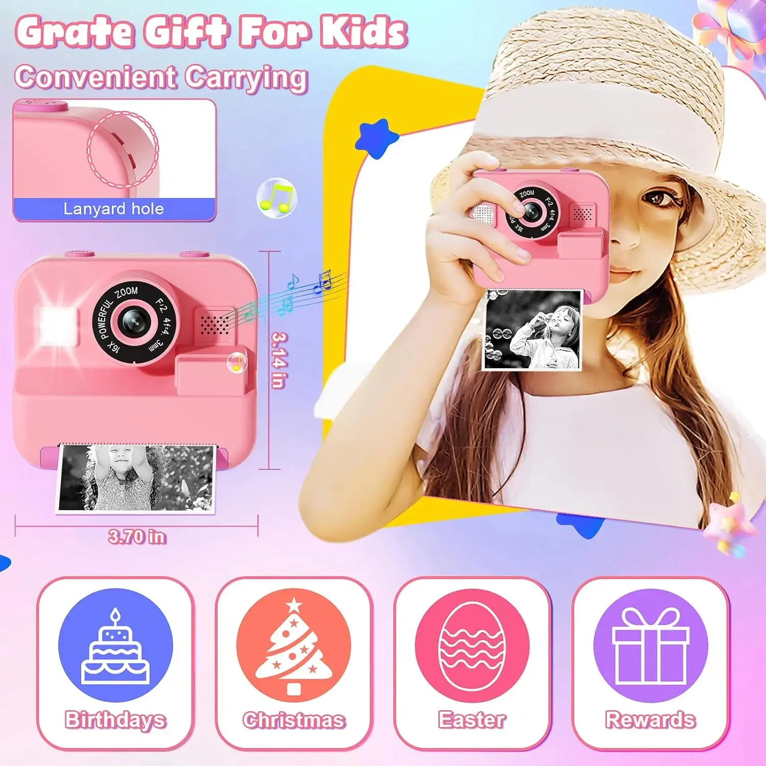 Câmera Digital Infantil, Impre - Japanese Kids Education avaliação e preço